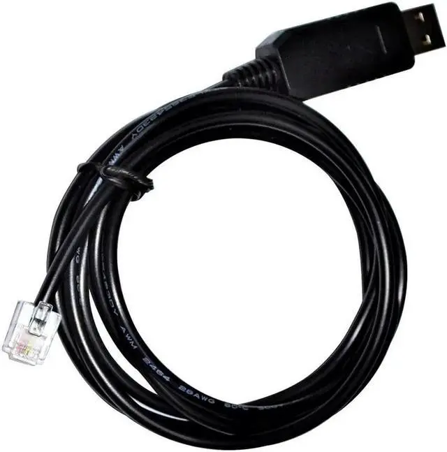 Main image of JAENFONG FT232RL RS485 RJ11 TO USB 6P4C ADAPTER CONSOLE CABLE FOR DELTA VFD SERIES AC MOTOR DRIVER COMMUNICATION KABLE TO PC Cable length:(3M)