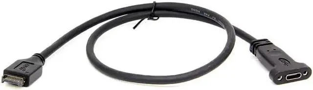 Alt view image 3 of 4 - Motherboard Expansion Cable USB 3.1 Type E Male to USB-C Female 50cm Front Panel Header Computer Connector