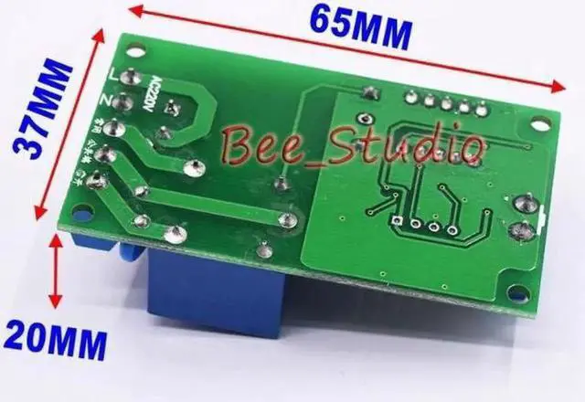 Alt view image 3 of 3 - AC 110V 220V 230V Digital LED Cycle Delay turn ON/OFF Switch Timer Relay Module 8 modes