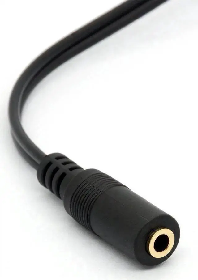 Alt view image 4 of 4 - 3.5mm Female to Dual RCA Female Phono Stereo Splitter Cable 3.5 Jack Socket to 2RCA Audio Adapter Extender Cord 8inch/20cm