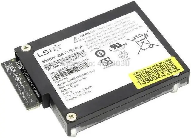Alt view image 4 of 4 - Broadcom Avago LSI MegaRAID SAS LSI00279 LSIiBBU09 IBBU09 BBU09 Battery Backup Unit for 9271-8i Production Date:2014-2016