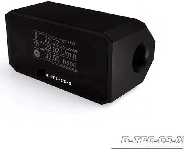 Alt view image 4 of 5 - Defednwe OLED Digital Display Meter Water Cooing System Double G1/4'' Flow Sensor Fitting For Water Temperature Meter / Water Flow