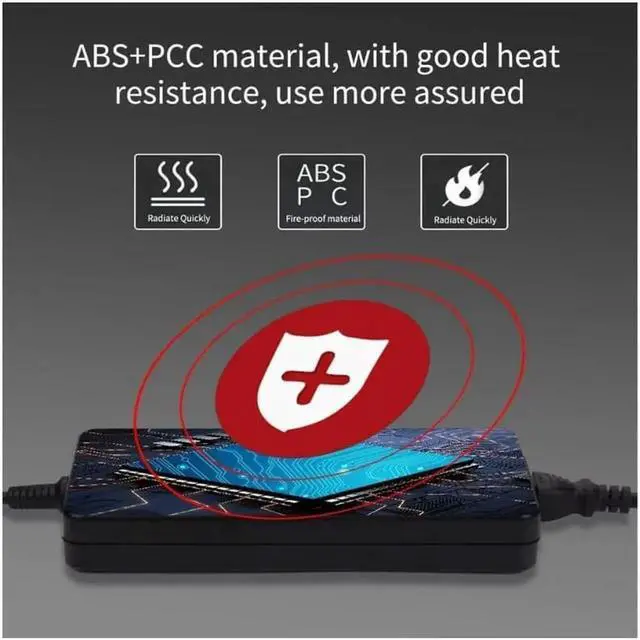 Alt view image 2 of 5 - New 240W 19.5V 12.3A AC Charger Fit for Dell Alienware M17X M18X X51 13 15 17 R2 R3 R4 R5 Precision M6400 M6500 M6600 M6700 M6800 7710 7720 7730 Area-51m PA-9E GA240PE1-00 Power Supply Cord