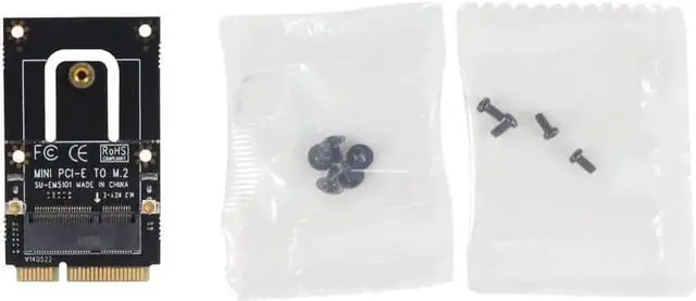 Alt view image 2 of 6 - NGFF M.2 to Mini PCI-E Adapter Card Mini Pci-e to M.2 Wireless Module Conversion Card EM5101 / EM5101B (EM5101 Without Antenna)