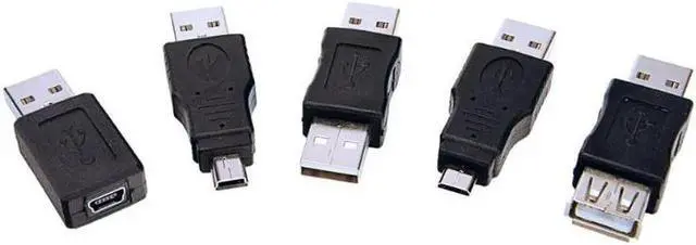 Alt view image 7 of 7 - Sunmns OTG USB Mini Micro Male to Female Connector Adapter Converter, Support Data Sync and Charging, 13 Pieces