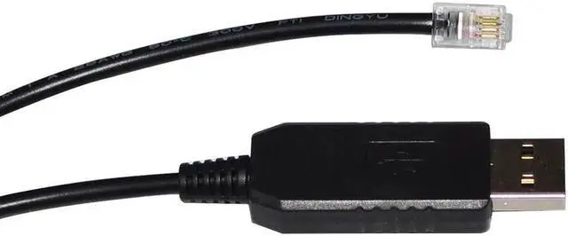 Alt view image 2 of 2 - JAENFONG TLS2200 PC PRINTER CABLE WITH FT232RL CHIP USB TO RJ9 RJ22 4P4C PLUG PC PRINTER RS232 SERIAL COMMUNICATION KABLE (FT232RL Chip) Cable length:3m
