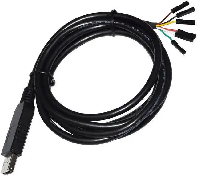 Alt view image 2 of 2 - JAENFONG FT232RL USB UART TTL 5V 3V3 TO 6PIN 0.1" PITCH JUMPER DOWNLOAD CABLE COMPATIBLE TTL-232R-5V TTL-232R-3V3(TTL 5V 1X1 6P) Cable length:(3.6m)
