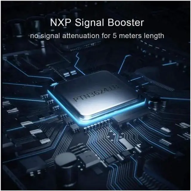 Alt view image 3 of 3 - Quest Link Cable 16ft, VOKOO Oculus Link Cable with Signal Booster, Streaming VR Game & Fast Charging USB C 3.0 Cable Compatible for Oculus Quest Headset and Gaming PC