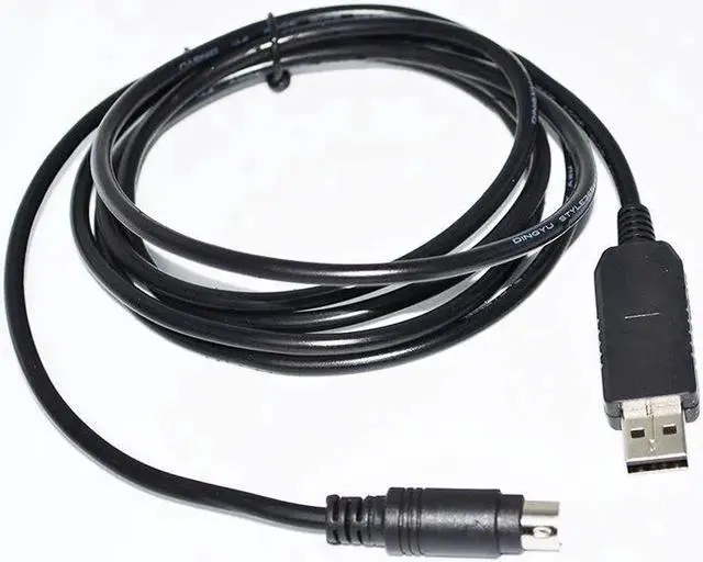 Alt view image 2 of 2 - JAENFONG FT232RL USB RS232 TO MINI 8DIN MD8PIN MALE ADAPTER CONVERTER DELTA PROGRAMMING CABLE(FT232RL) Cable length:(3M)