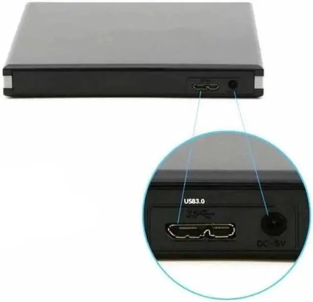 Alt view image 5 of 7 - External Blu-ray Drive DVD / BD Player Read/Write Portable Blu-ray Drive USB 3.0 and Type-C DVD Burner Ultra HD Blu-ray Drive Compatible with Windows XP 7 8 10 11,Mac OS,Linus Laptop Desktop