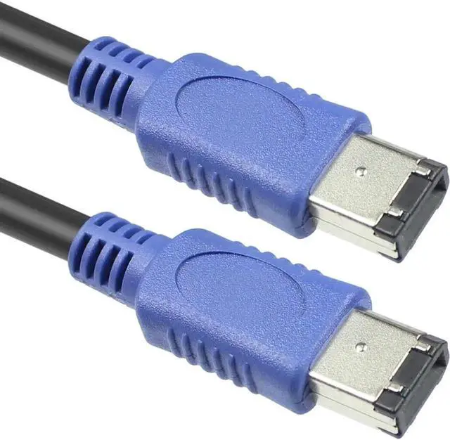 Alt view image 2 of 5 - IEEE 1394 High Speed FireWire Cable iLink DV Cable Firewire 400Mbps/800Mbps IEEE 1394 Cord for Computer Laptop PC to JVC Camcorder SSD Enclosure 1394 Video Capture Card (6Pin to 6Pin 400Mbps,3m)