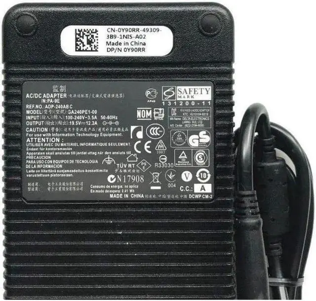 Alt view image 2 of 4 - Original 19.5V 16.9A 330W for Dell Alienware X51 X51 R2 AC Adapter Charger 0XM3C3