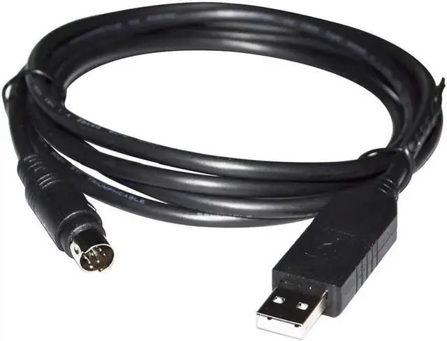 Main image of JAENFONG USB TO MINI DIN 8P MD8 ADAPTER 1761-CBL-PM02 PROGRAMMING CABLE FOR ALLEN BRADLEY AB MICROLOGIX 1000 1100 1200 1400 1500 (FT232RL CHIP) Cable length:3m