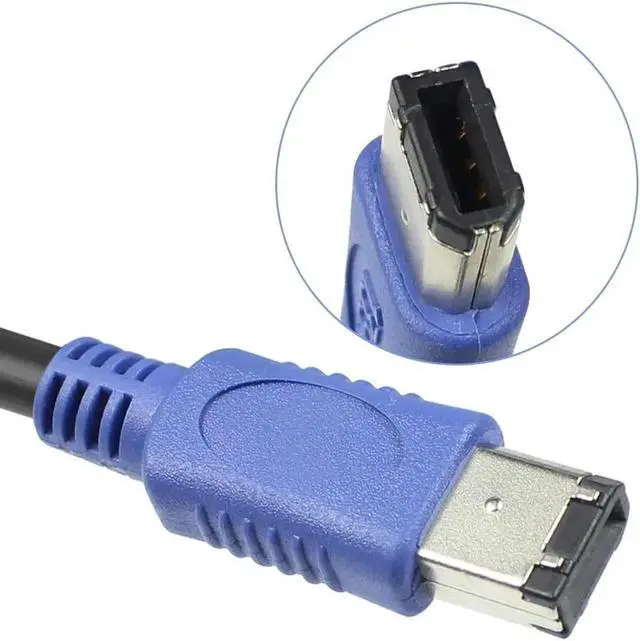 Alt view image 3 of 5 - IEEE 1394 High Speed FireWire Cable iLink DV Cable Firewire 400Mbps/800Mbps IEEE 1394 Cord for Computer Laptop PC to JVC Camcorder SSD Enclosure 1394 Video Capture Card (6Pin to 6Pin 400Mbps,3m)