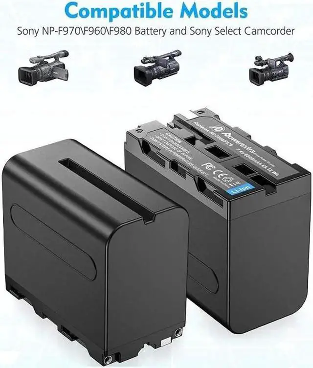 Alt view image 5 of 6 - 4 Pack Batteries and 4-Channel Charger for So-ny NP-F970, NP-F960, NP-F950, NP-F930, NP-F770, NP-F750, NP-F570, NP-F550