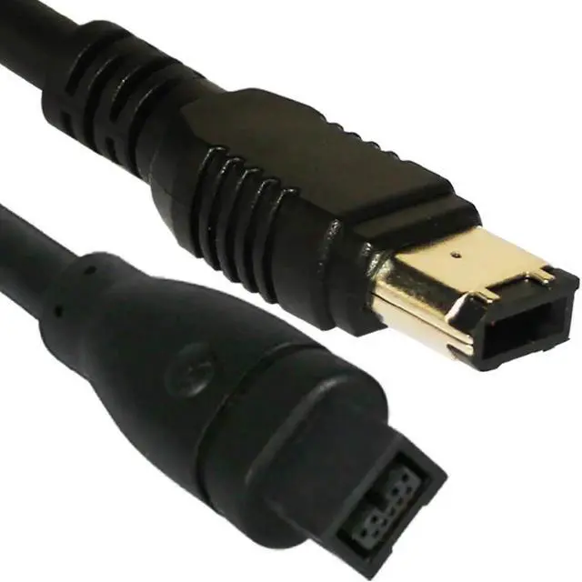 Alt view image 2 of 6 - IEEE 1394 High Speed FireWire Cable iLink DV Cable Firewire 400Mbps/800Mbps IEEE 1394 Cord for Computer Laptop PC To JVC Camcorder SSD Enclosure 1394 Video Capture Card (9Pin to 6Pin 400Mbps,1.5m)