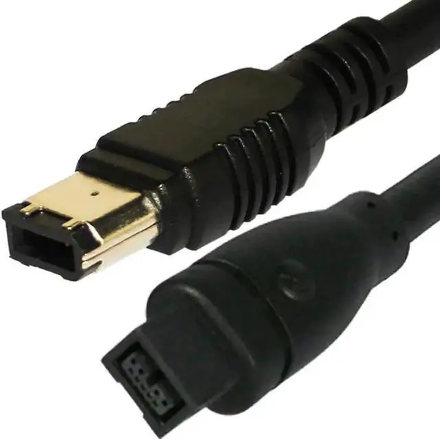 Main image of IEEE 1394 High Speed FireWire Cable iLink DV Cable Firewire 400Mbps/800Mbps IEEE 1394 Cord for Computer Laptop PC To JVC Camcorder SSD Enclosure 1394 Video Capture Card (9Pin to 6Pin 400Mbps,1.5m)