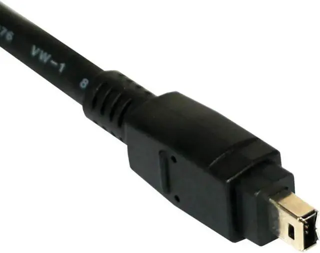 Alt view image 5 of 5 - IEEE 1394 High Speed FireWire Cable iLink DV Cable Firewire 400Mbps/800Mbps IEEE 1394 Cord for Computer Laptop PC To JVC Camcorder SSD Enclosure 1394 Video Capture Card (4Pin to 4Pin 400Mbps,1.5m)