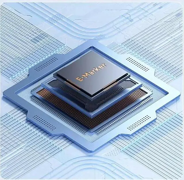 Alt view image 4 of 7 - Short USB C Cable, 40Gbps USB4 Cable Compatible with Thunderbolt 4/3 Interface, USB C to USB C Cable Supports 8K Display.