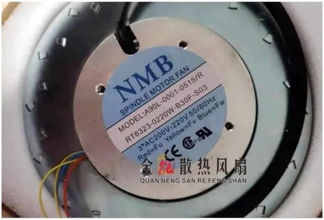 Alt view image 2 of 2 - A90L-0001-0515/R Fanuc CNC machine tool spindle fan RT6323-0220W-B30F-S03