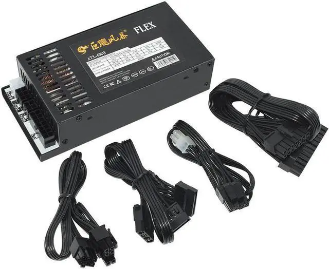 Alt view image 5 of 6 - 1U Mini Flex PC Power Supply Full Modular 110-264V ATX 600W PSU For ENP-7660B K39 A4 S3 G5 ITX Case Desktop