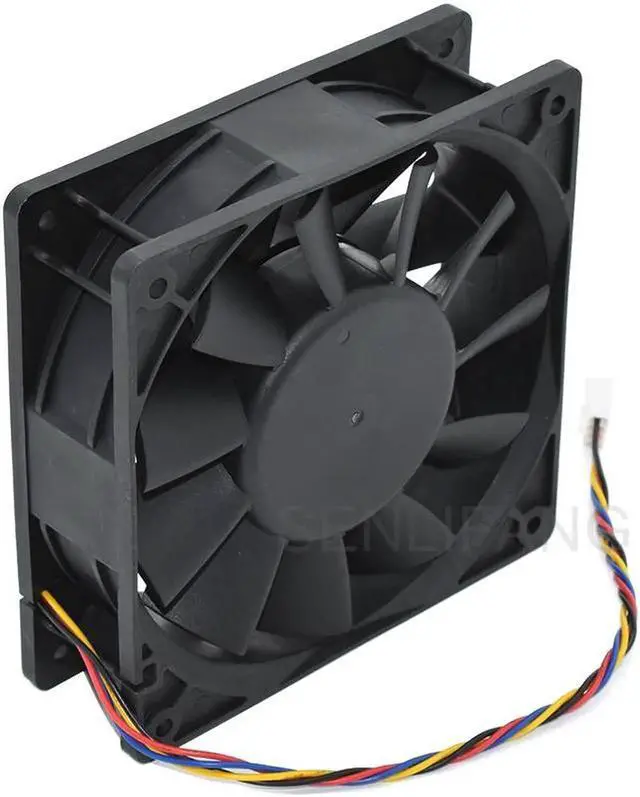 Alt view image 4 of 5 - 12038 120*120*38MM DC12V 2.3A Large Volume Cooling Fan D12BM-12D 4Pin For S7 S9 L3+ T9+ M3 S9i Chassis Server Fan