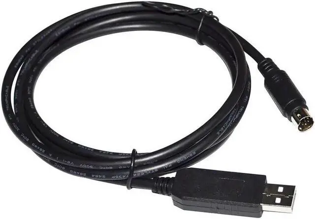 Alt view image 2 of 2 - JAENFONG FT232RL CHIP USB TO MINI DIN 8P MD8 ADAPTER RS232 VISCA CONTROLLER CABLE FOR DATAVIDEO PTC CAMERA RS-232C VISCA PORT PC (FT232RL CHIP) Cable length:3m