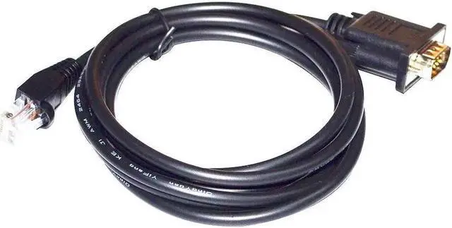 Main image of JAENFONG RS232 D-SUB 9-PIN DB9 MALE TO RJ45 PLUG ADAPTER COMMUNICATION CABLE FOR AVMATRIX VS0605U CONTROLLER TO DATAVIDEO PTC CAMERA Cable length:(20M)