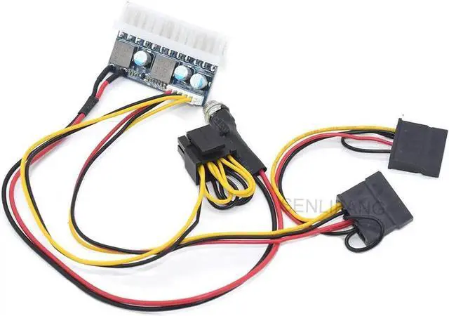 Alt view image 5 of 5 - DC-ATX-160W DC 12V 24pin DC ATX PSU 12V DC Input 160W Peak Output Switch DC-DC ATX Pico PSU MINI ITX PC Power Supply