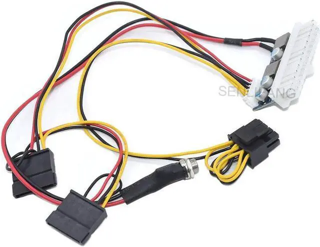 Alt view image 3 of 5 - DC-ATX-160W DC 12V 24pin DC ATX PSU 12V DC Input 160W Peak Output Switch DC-DC ATX Pico PSU MINI ITX PC Power Supply