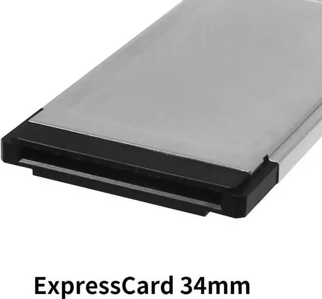 Alt view image 3 of 5 - ExpressCard 34mm to Mini Pcie Riser Card/to M.2 E-Key Adapter Card/to M.2 NVME Card Reader Wireless Card Test Adapter Card for Laptop (for NVME M.2)