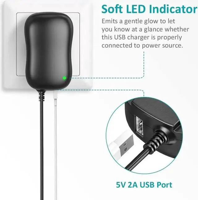 Alt view image 2 of 7 - Basicvolt Universal Power Supply 5V 6V 7.5V 9V 12V 13.5V 15V 3A 2.5A AC DC Power Adapter 45W Wall Charger with 5V 2A USB Plug for Electronics 2.5A 2500mA 3000mA 3Amp Max with 12pcs Adaptor Tips - OEM