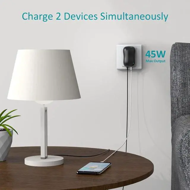 Alt view image 4 of 7 - Basicvolt Universal Power Supply 5V 6V 7.5V 9V 12V 13.5V 15V 3A 2.5A AC DC Power Adapter 45W Wall Charger with 5V 2A USB Plug for Electronics 2.5A 2500mA 3000mA 3Amp Max with 12pcs Adaptor Tips - OEM