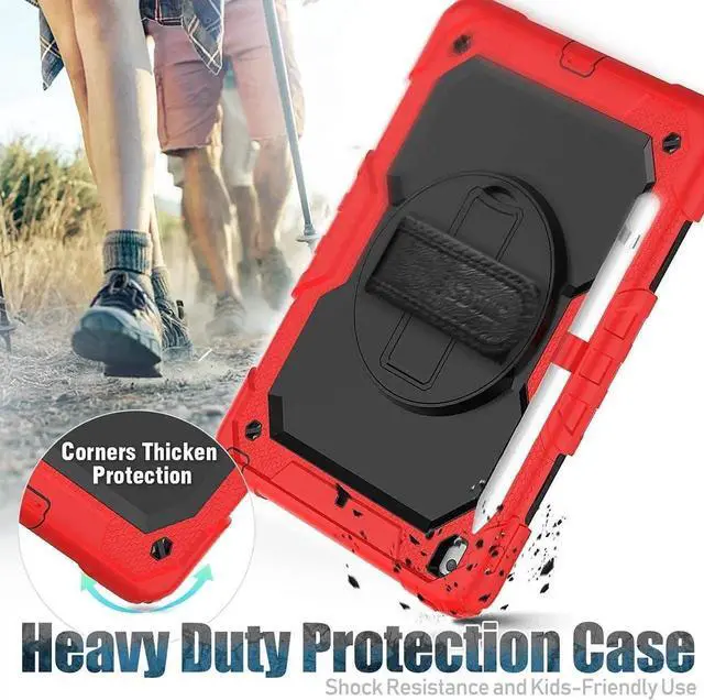 Alt view image 4 of 7 - JAENFONG Case for iPad 9th/8th/7th Generation, iPad 10.2 inch Case 2021 2020 2019, Shockproof Protective Stand Case for iPad 9/8/7