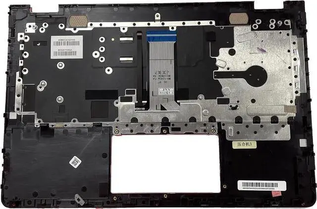 Alt view image 3 of 7 - Replacement Laptop Upper Case Palmrest Backlit Keyboard Assembly Part for HP Pavilion 14-BA 14T-BA 924115-001 Sliver