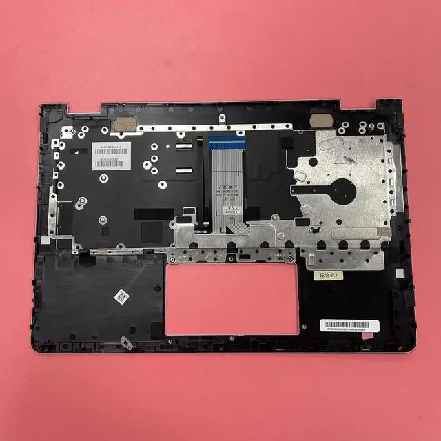 Alt view image 2 of 7 - Replacement Laptop Upper Case Palmrest Backlit Keyboard Assembly Part for HP Pavilion 14-BA 14T-BA 924115-001 Sliver