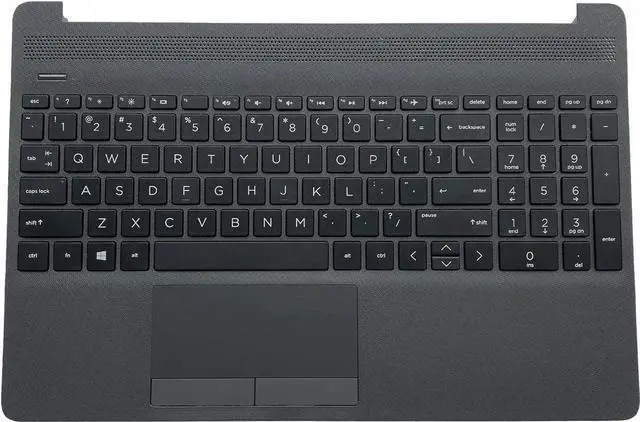 Main image of Replacement Laptop Upper Case Palmrest Non-Backlit Keyboard Touchpad Assembly Part for HP Probook 250 255 G8 G9 M31099-001 AP2H8000E60 Gray