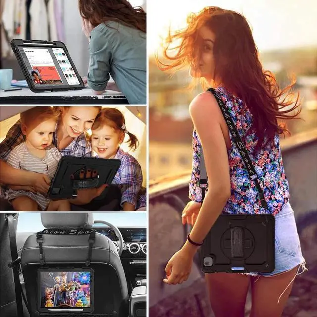 Alt view image 6 of 7 - JAENFONG iPad Air 4th Generation Case iPad 10.9 Case 2020 Full Protection Shockproof Case Cover for iPad Pro 11 2021/2020/2018