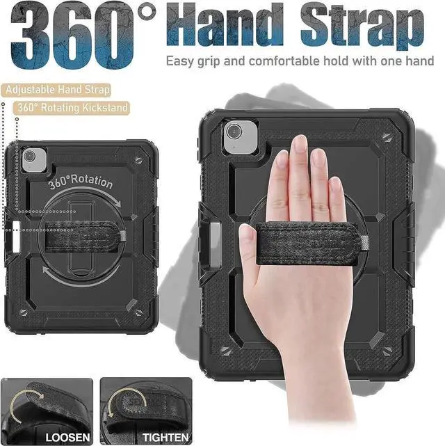 Alt view image 2 of 7 - JAENFONG iPad Air 4th Generation Case iPad 10.9 Case 2020 Full Protection Shockproof Case Cover for iPad Pro 11 2021/2020/2018