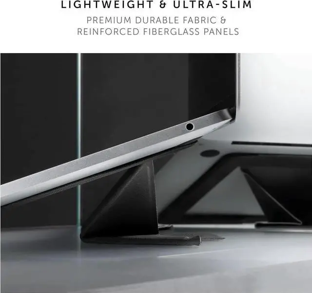 Alt view image 6 of 7 - Native Union Rise Laptop Stand Ultra-Slim Portable Folding Laptop Stand Ergonomic & Optimized Viewing Angle for All Laptops 13-16"