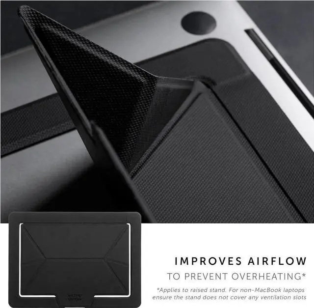Alt view image 7 of 7 - Native Union Rise Laptop Stand Ultra-Slim Portable Folding Laptop Stand Ergonomic & Optimized Viewing Angle for All Laptops 13-16"