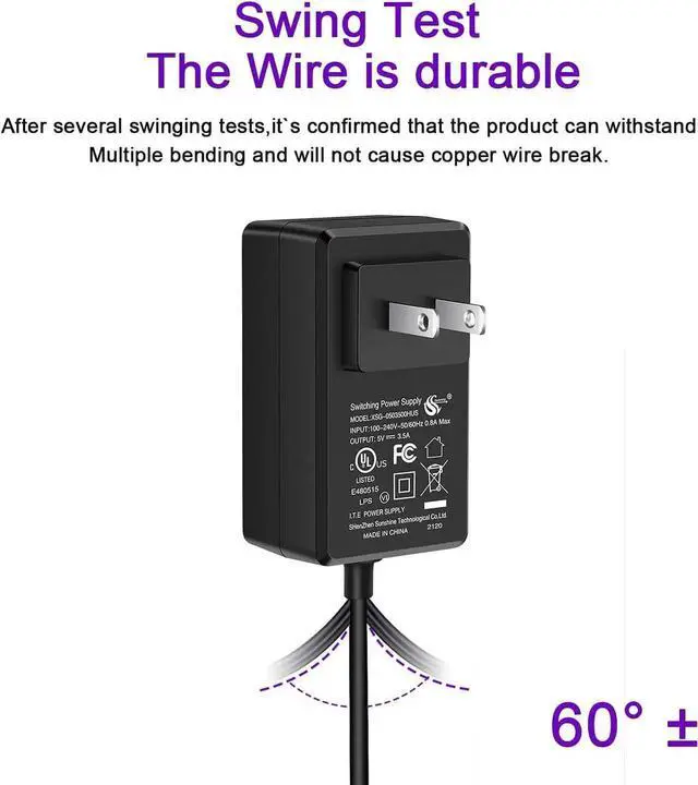 Alt view image 2 of 7 - JAENFONG [20W 5V 4.0A] Raspberry Pi 4 Power Supply, iUniker 20W USB C Power Supply with ON/Off Switch 5 V 4 A Raspberry Pi Power Supply for Raspberry Pi 4 Model B 8GB/4GB/2GB/1GB (UL Listed) - OEM