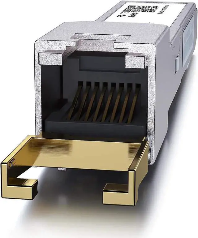 Main image of 1.25/2.5/5/10G-T SFP+ to RJ45 CAT.6a Copper Transceiver, Auto-Negotiation SFP+ Ethernet Module, up to 30-Meter, for SFP-10G-T-S, Ubiquiti UniFi UF-RJ45-10G, Netgear AXM765 and More
