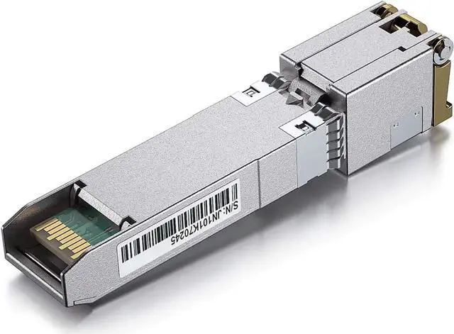 Alt view image 5 of 5 - 1.25/2.5/5/10G-T SFP+ to RJ45 CAT.6a Copper Transceiver, Auto-Negotiation SFP+ Ethernet Module, up to 30-Meter, for SFP-10G-T-S, Ubiquiti UniFi UF-RJ45-10G, Netgear AXM765 and More