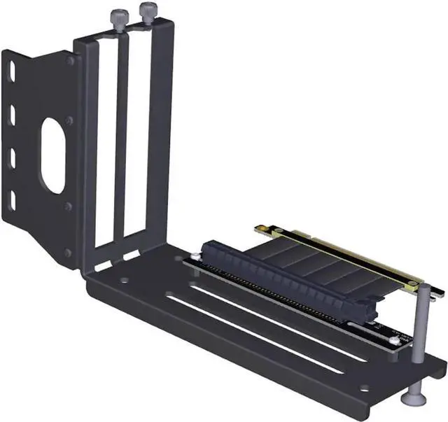 Main image of Graphics Video Cards Vertical Bracket PCIe 3.0 x16 PCI-E Express Extender Extension Cable for ATX PC Chassis Case Support RTX2080ti GTX1080ti Titan XP Radeon580 VEGA64 (15cm,R33SH with Bracket)