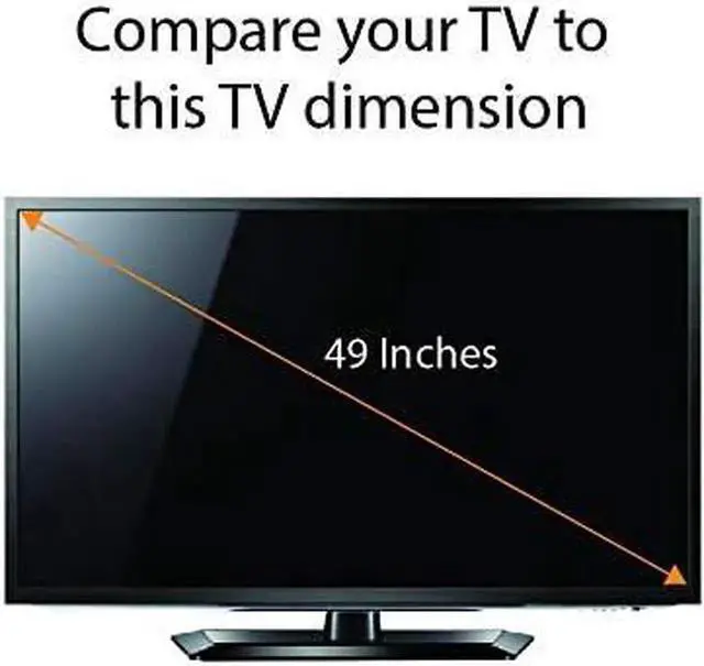 Alt view image 2 of 5 - Premium Anti Blue Light Screen Protector for 49 Inches TV. Filter Out Blue Light That Relieve Computer Eye Strain and Help You Sleep Better