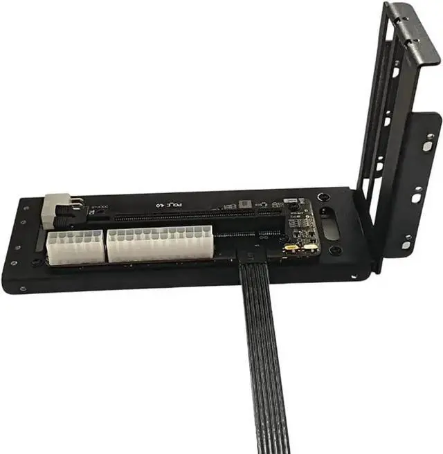 Alt view image 4 of 6 - R43SG GEN4 M.2 M-Key to PCIE X16 4.0 External Graphics Card Stand Bracket Compatible with NVME SSD NUC Host Expansion Card Graphics Dock (30cm)