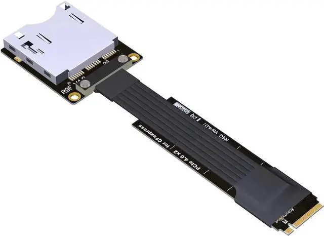 Main image of CFexpress Type B to M.2 NVMe 2280 Key-M SSD PCIe 4.0 Extension Cable CFe Converter Compatible for Canon R5 Nikon Z6Z7 Xbox Storage Card Adapter (15cm,R49GF)