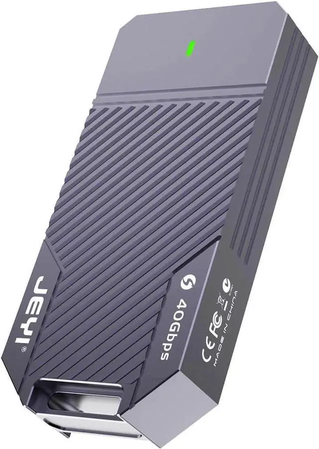 Alt view image 6 of 6 - USB 4.0 SSD Enclosure 40Gbps M.2 NVMe 2280 to USB-c Solid State Drive Case Compatible with Thunderbolt4/3 USB 3.2/3.1/3 (TB-2464 PRO)