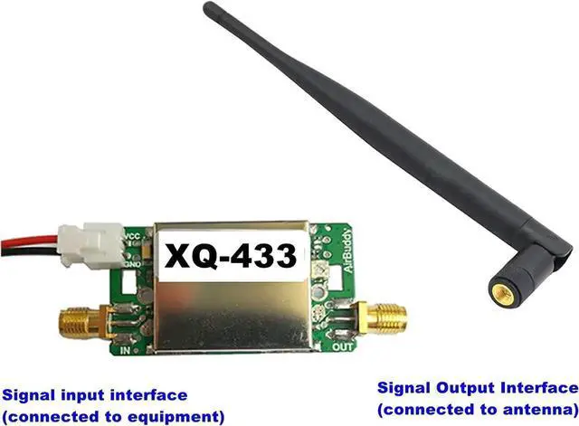 Alt view image 2 of 4 - Two-Way Lora Signal Booster, 433MHz /510MHz /868MHz Power Signal Amplifier Module WiFi Range Extender Transmitting & Receiving for Lora Router Ethernet RC Drone (IOT-433MHz SMA)